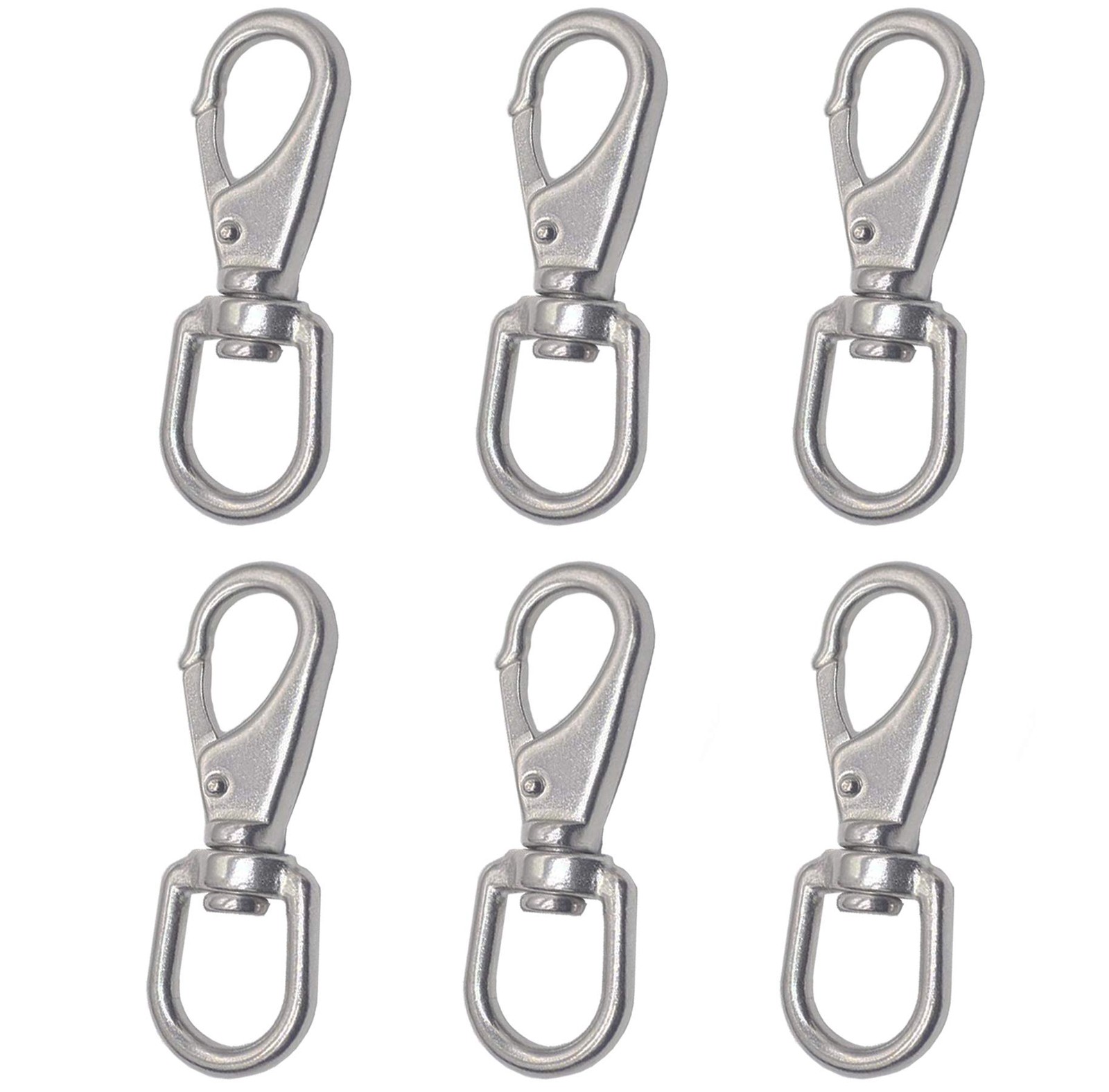 Diving Hook Clips 3-1/2 X 1-1/4 Inch Marine Grade 316 Stainless Steel - 6