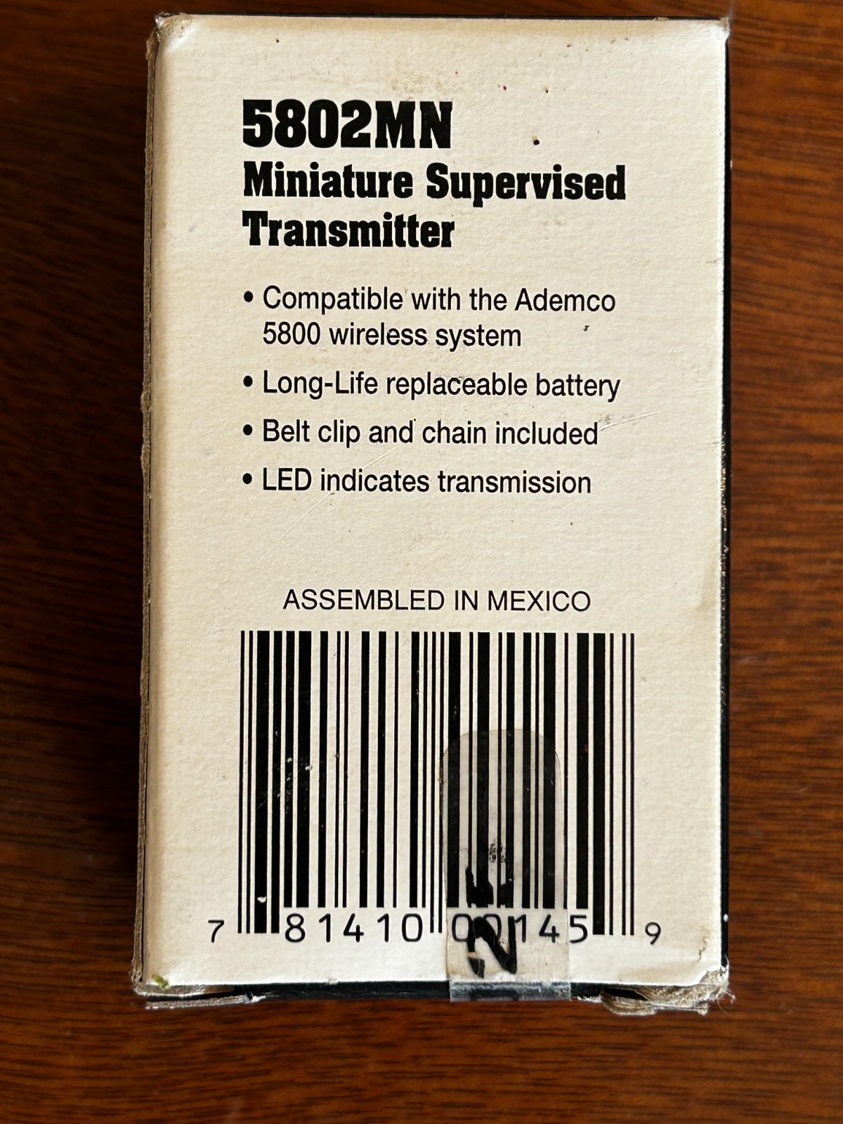 5802MN Ademco miniature supervised transmitter - New