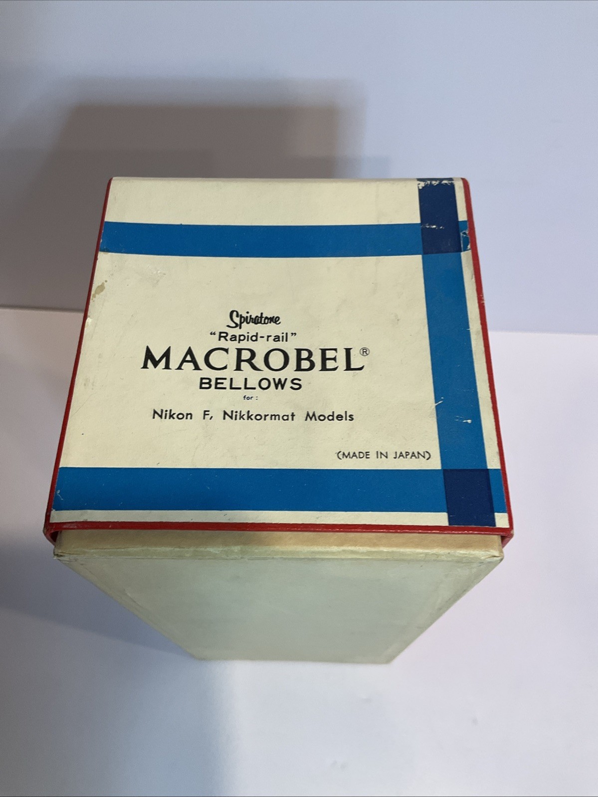 Spiratone "Rapid-rail" Macrobel Macro Camera Bellows for Nikon Mount Rare Box