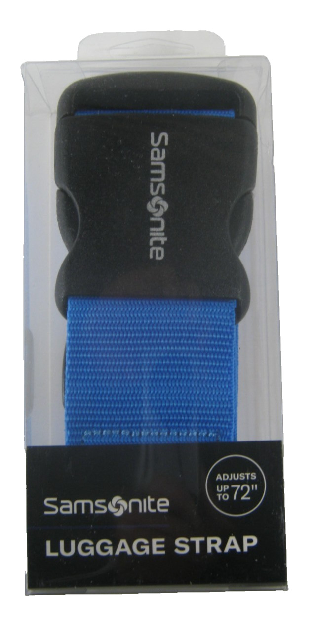 Samsonite Luggage Strap Dark Blue Adjusts Up to 72"