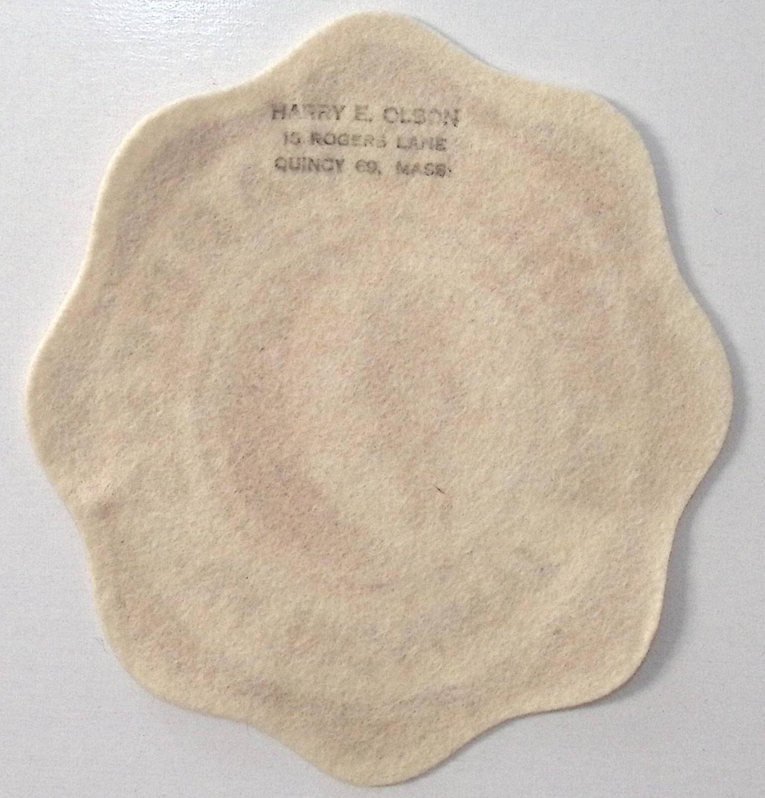 c1940s Moonlite Gardens Jamison PA Felt Roller Rink Patch 6"