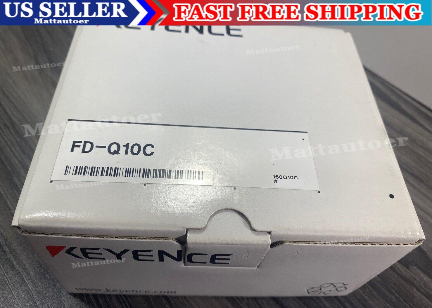New Keyence FD-Q10C Clamp-on Digital Flow Sensor w/ Sensor Bracket 20-30VDC -USA