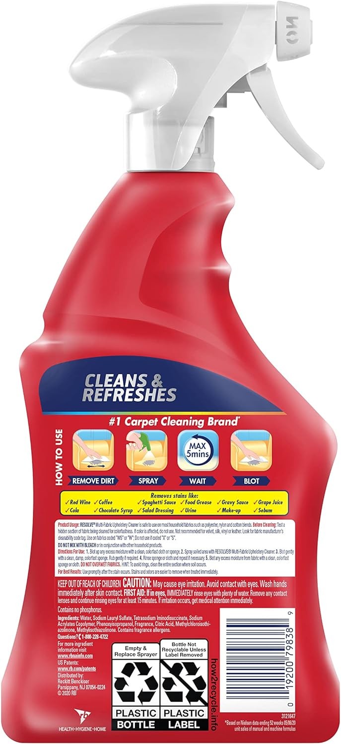 Resolve Liquid Multi-Fabric Cleaner 22oz