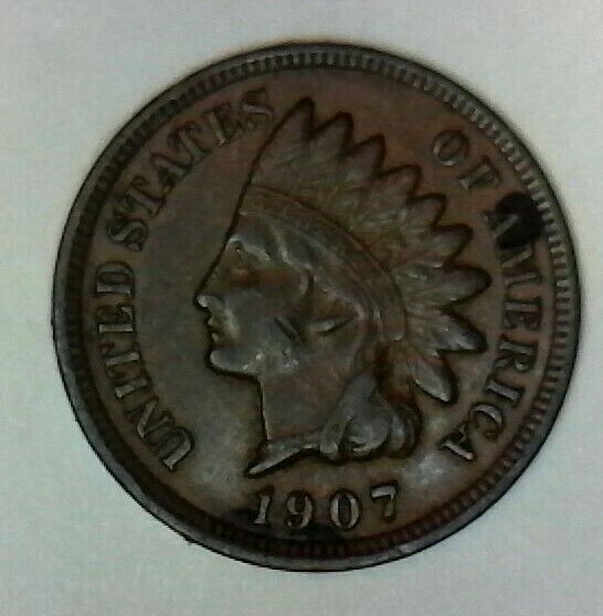 Nice  FULL LIBERTY 1907 Indian Cent Buy it Now