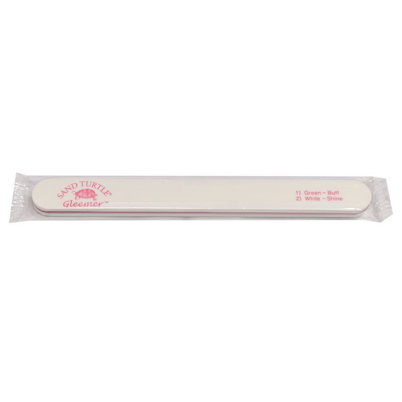 Soft Touch Sand Turtle Gleemer Shine Buffer Nail File Double Sided - 10 Pieces