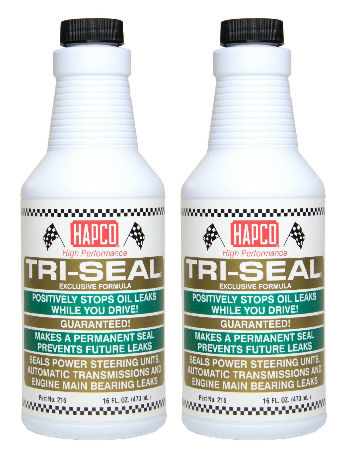 HAPCO - OIL STOP LEAK - ENGINES, TRANSMISSIONS AND POWER STEERING - 2 PACK