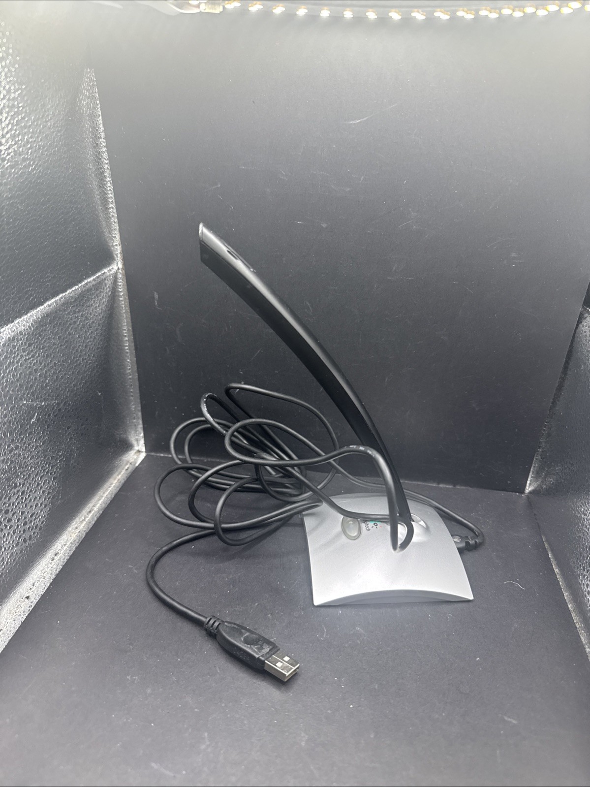 Logitech USB Desktop Pivot Microphone Mic 980186-0403