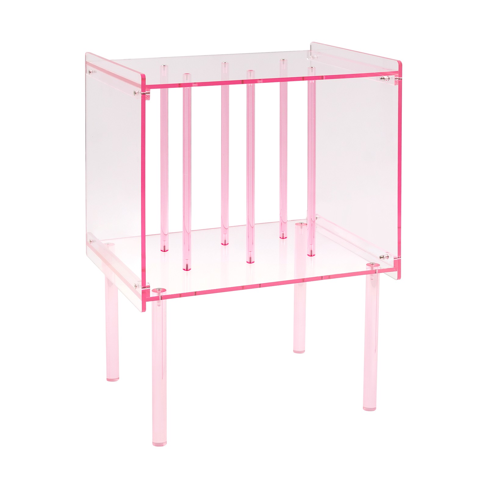 Acrylic Side Table Acrylic Record Player Stand Record Player Stand with Storage