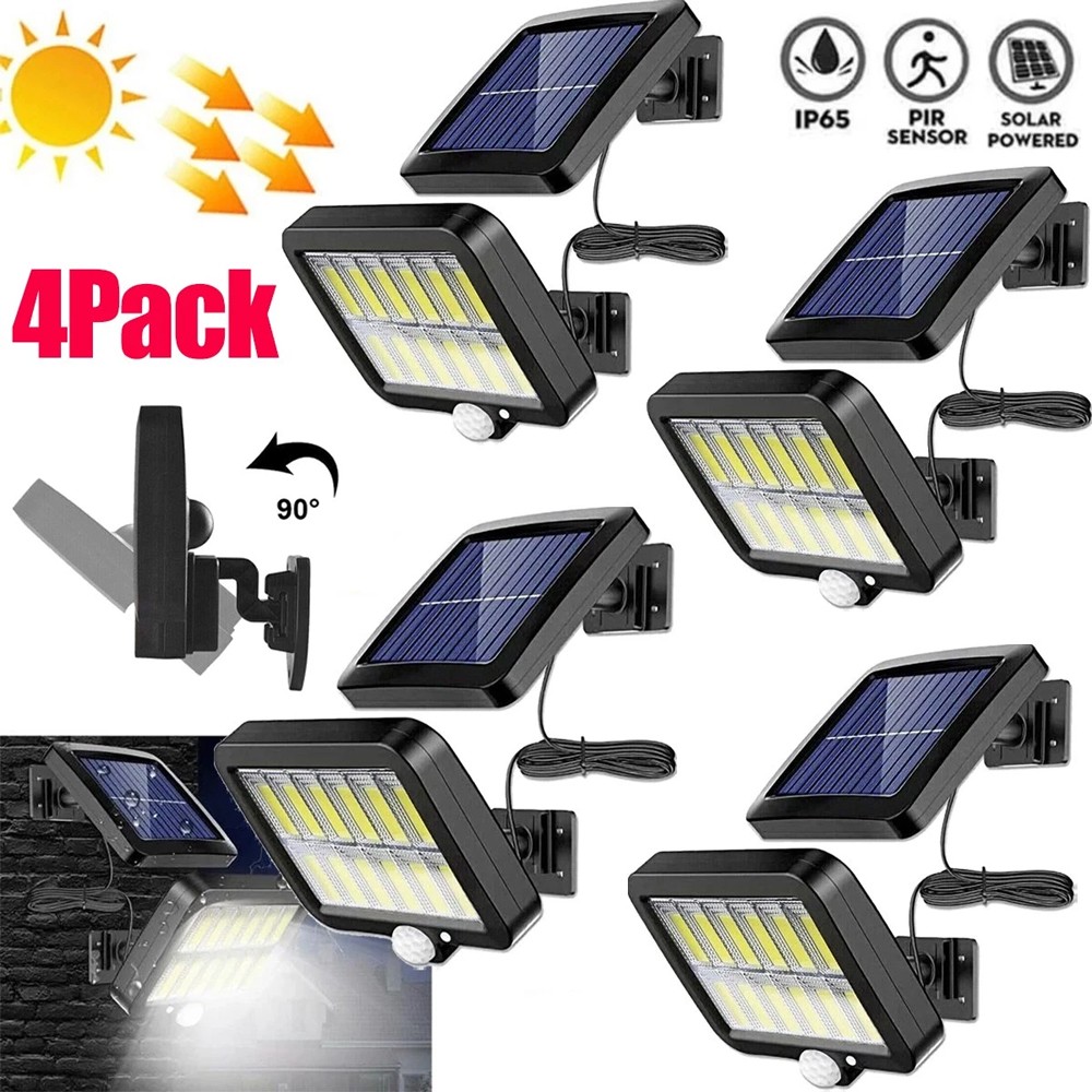 1200000lm LED Solar Street Light Security Flood Lamp Motion Sensor Outdoor Wall