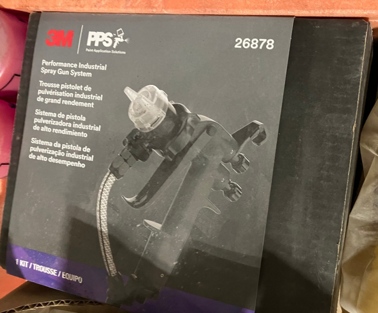 3M PPS 26878 PERFORMANCE INDUSTRIAL SPRAY GUN SYSTEM KIT #714N*
