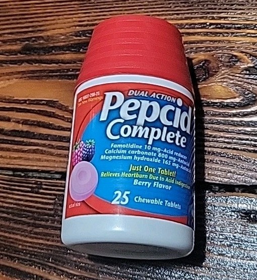Pepcid Complete Acid Reducer + Antacid Chewables 25 Ct Berry Flavor	*Exp: 2027*