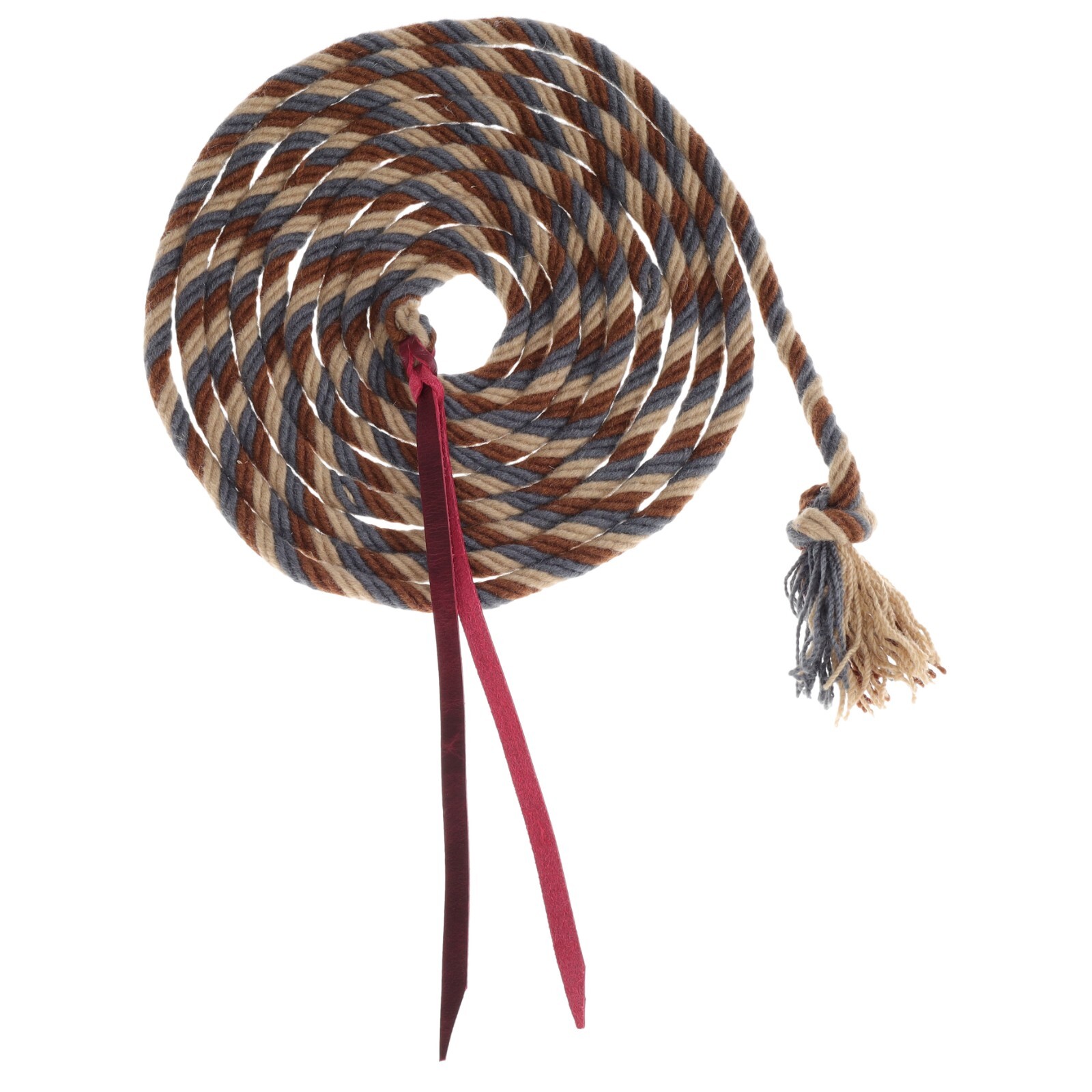 MECATE REINS Showman Dust & Denim Mohair - 22 Ft