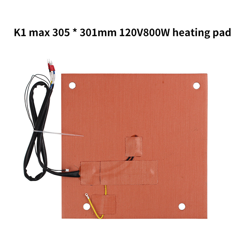 3D Printer Heating Pad 305*301MM 120V *800W for Creality K1 Max