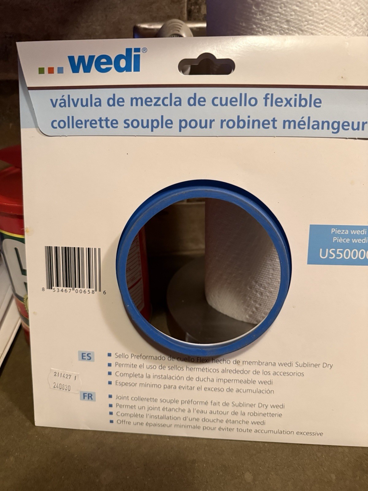 Wedi Mixing Valve Flexi Collar
