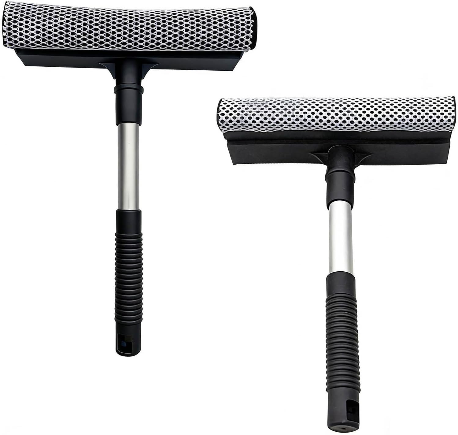 2 Pack Squeegee for Car Window Cleaning and Windshield Washing,2 in 1 Car