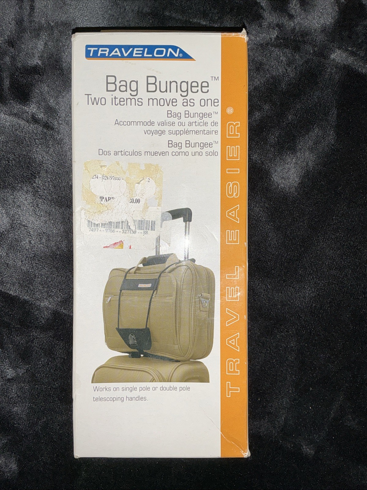Travelon Bag Bungee Strap Secure 2nd Luggage Travel Baggage