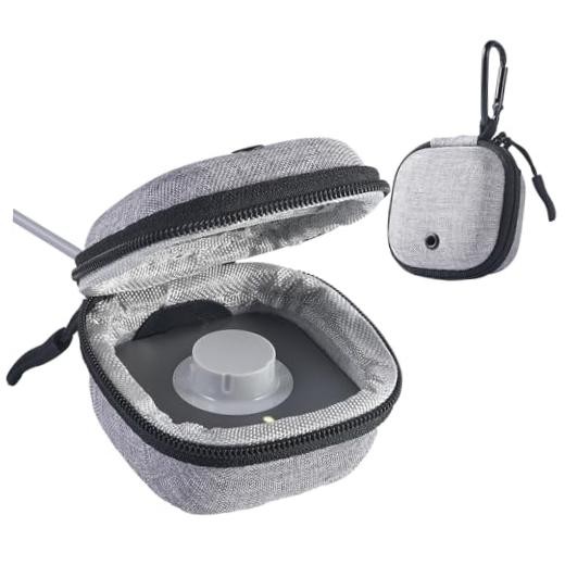 Protective Case for Oura Ring – EVA Hard Shell Travel Pouch Gen 4/Gen 5 Grey