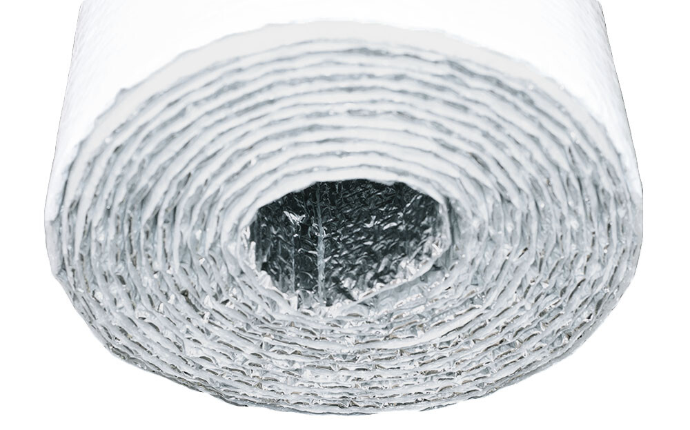 USEP 48" x 2.5' (10sqft) Double Bubble White Reflective Foil Insulation R8