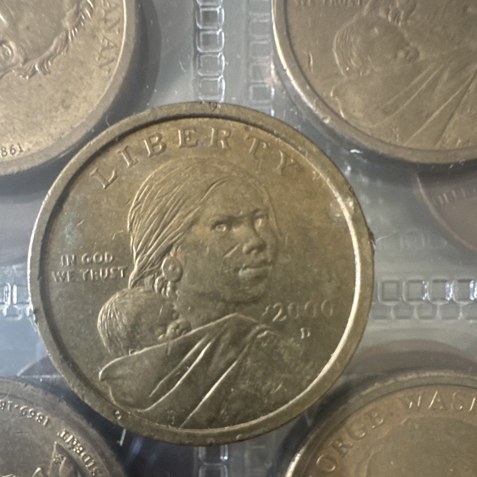 2000-D Denver Sacagawea Native American $1 One Dollar Coin Uncertified