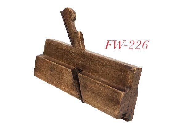 early rural PA AW MACK Wood Wooden tongue woodworking plane SUSQUEHANNA COUNTY