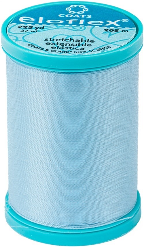 Coats S992-4310 Eloflex Stretch Thread 225yd-Icy Blue
