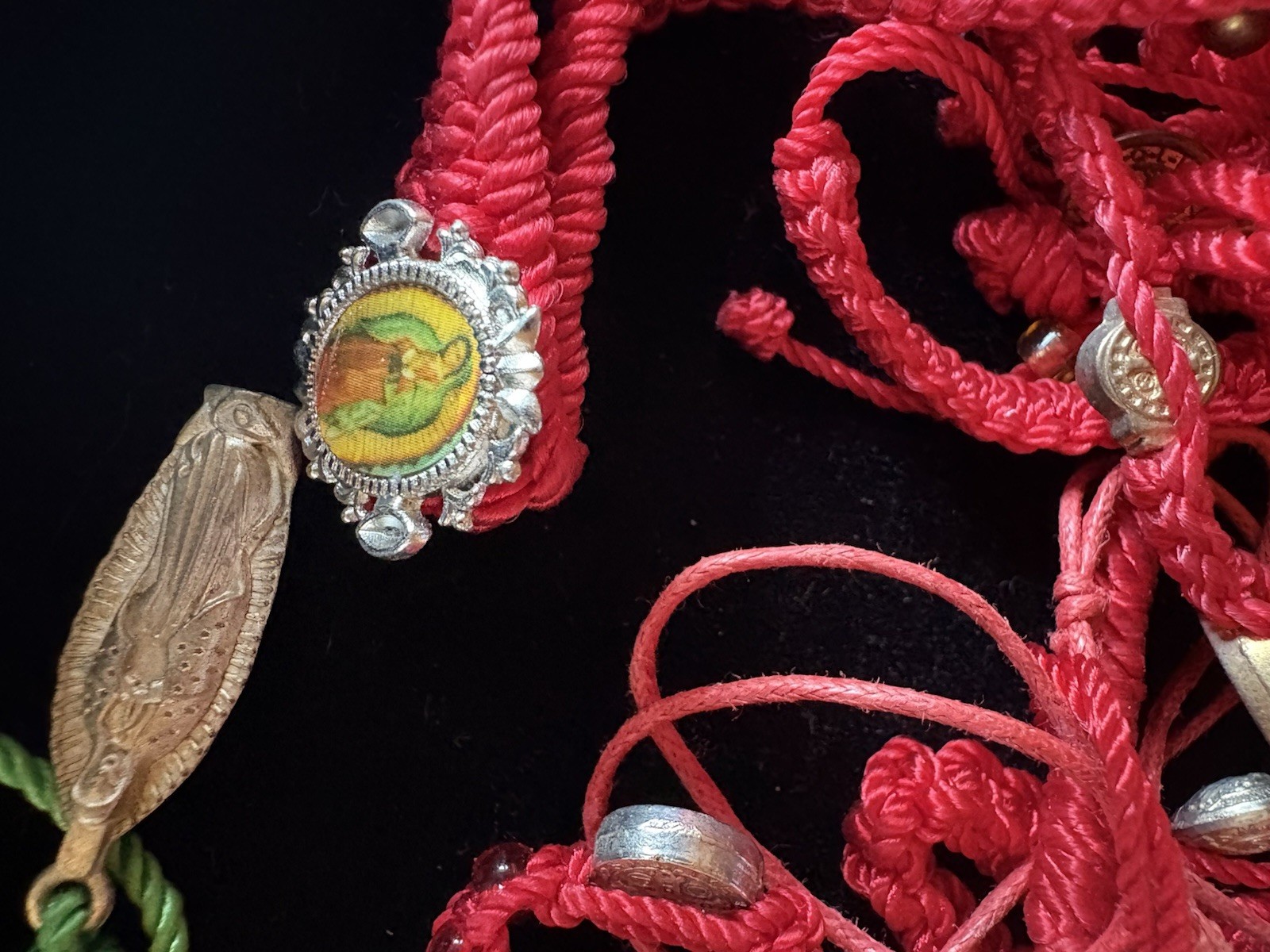 24 Red And Green Holy Handmade Bracelets