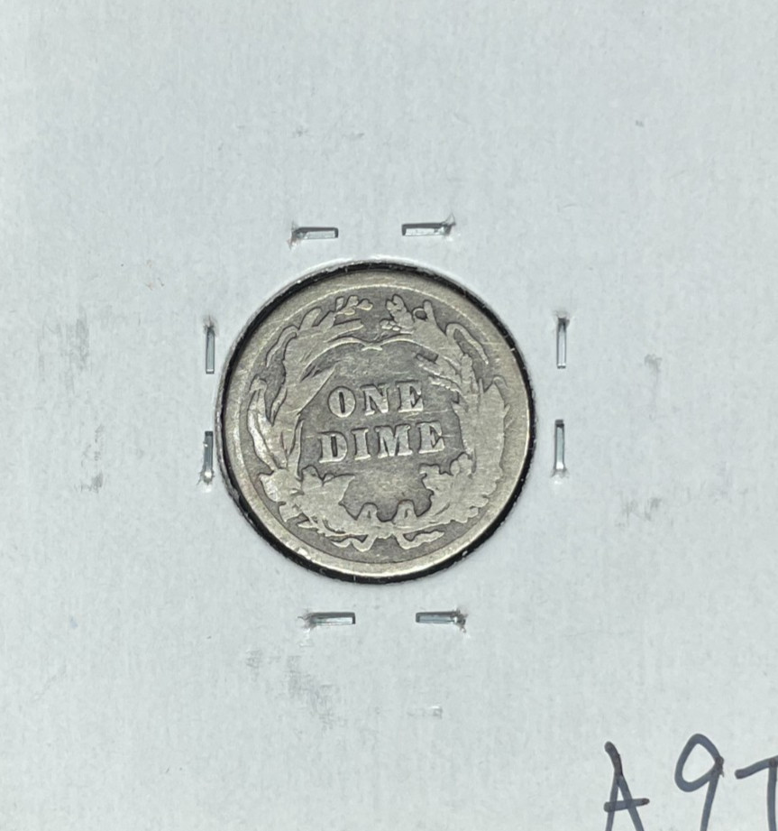 1908-P BARBER SILVER DIME ~ GOOD+ ~NICE COIN~
