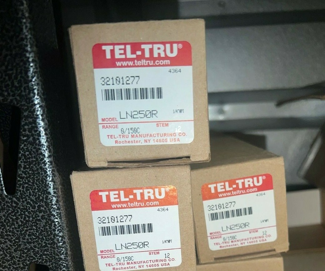 TEL-TRU 4364 LN250R 32101277 RANGE 0/150C 1/4" NPT 12" STEM