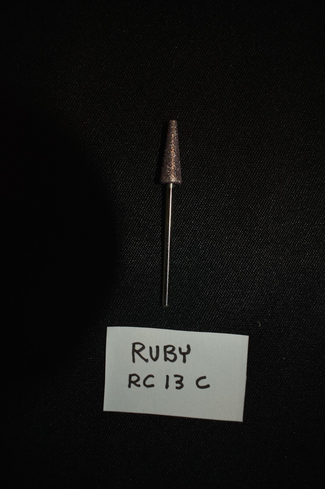 Foredom Bit, RC13C, Ruby Taper Bit, Power Carving, Bur, Carving.