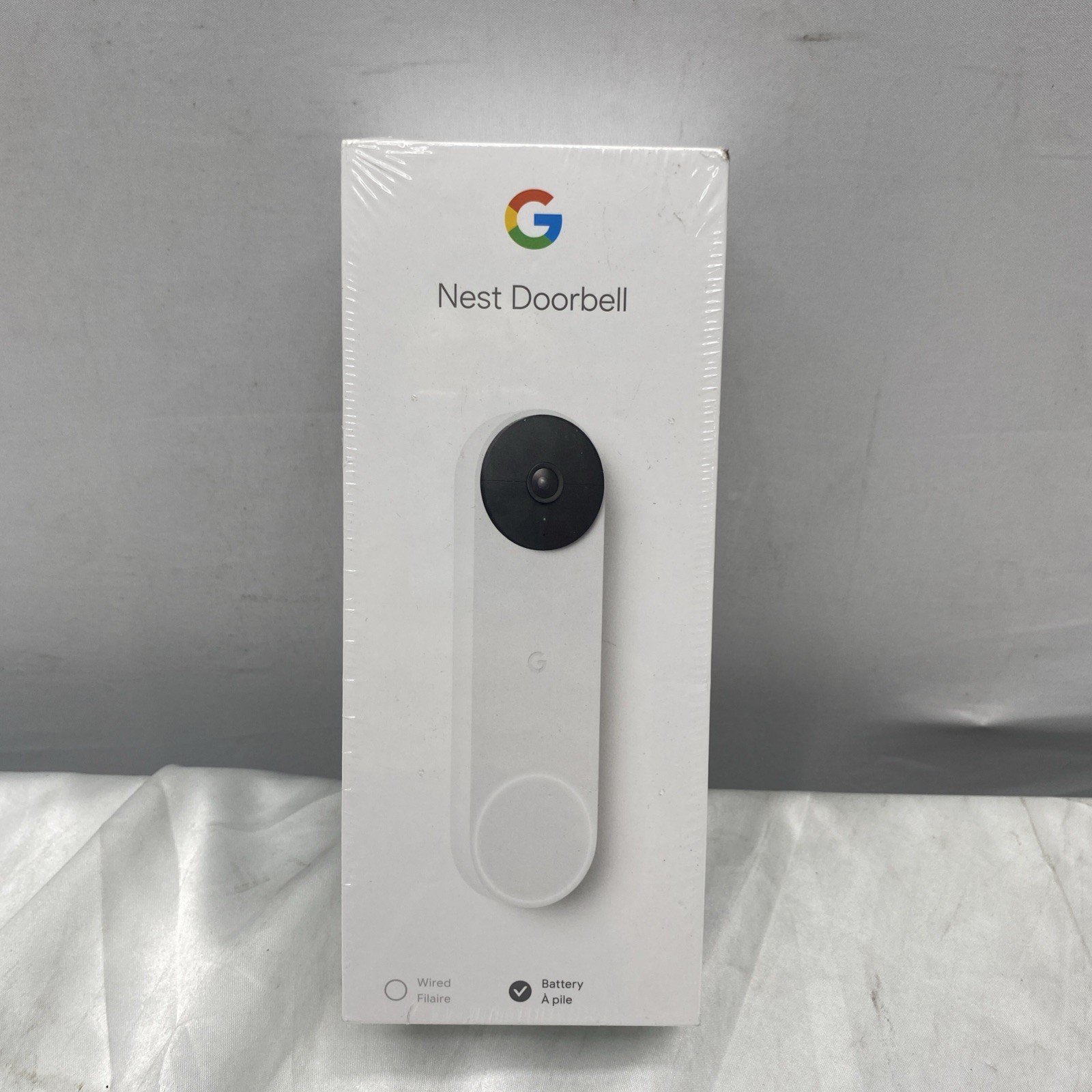 New Google Nest Doorbell Smart Doorbell Snow GA01318-US
