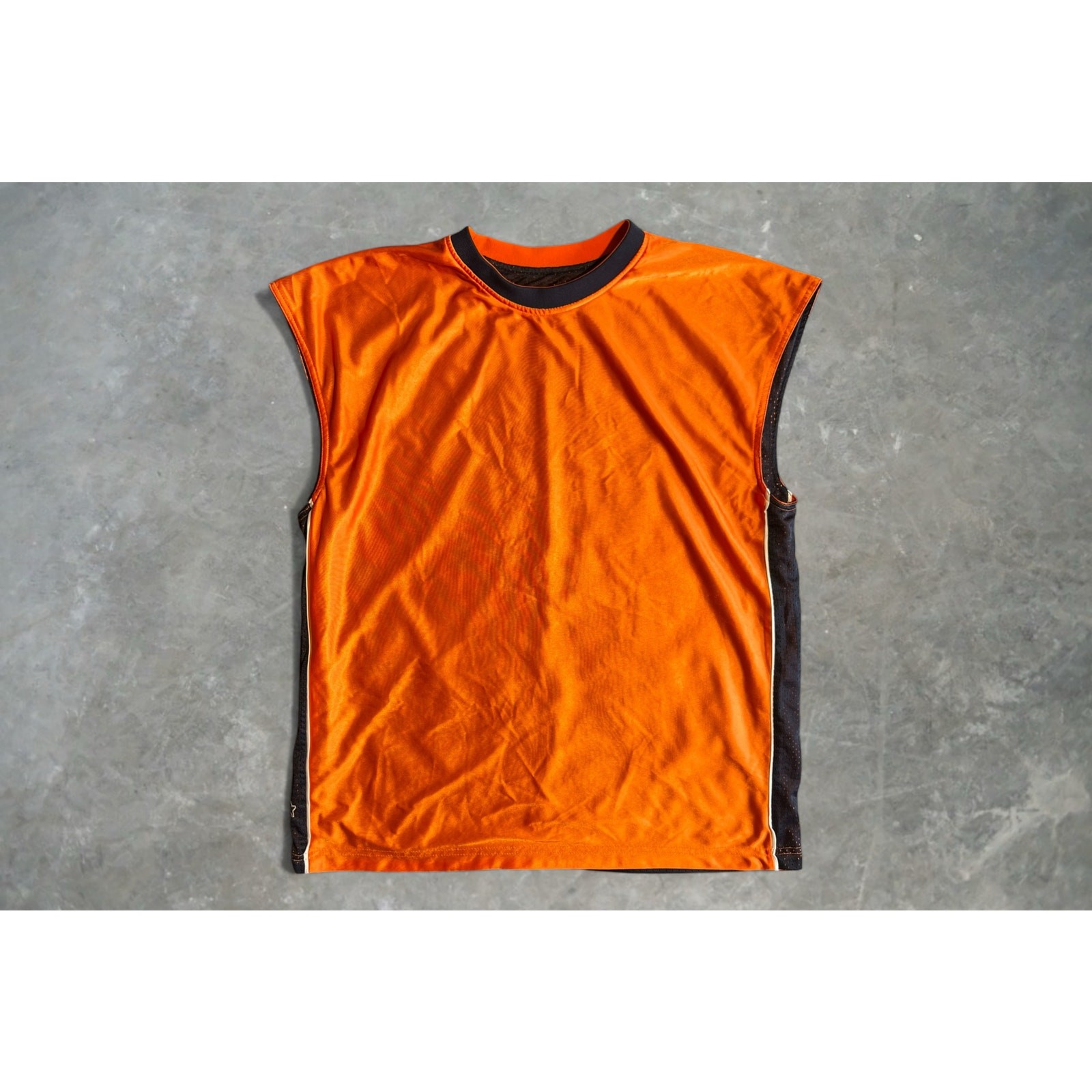 Starter Reversible Sleeveless Jersey 2XL (Orange/Navy)