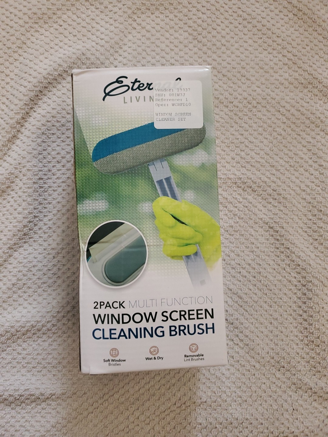 Eternal Living Window Screen Cleaning Brush Set of 2
