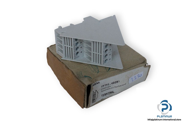 SIEMENS PTM1.4D20 010608A TERMINAL WITH SOCKET_SIEMENS 010608A_ PTM1.4D20