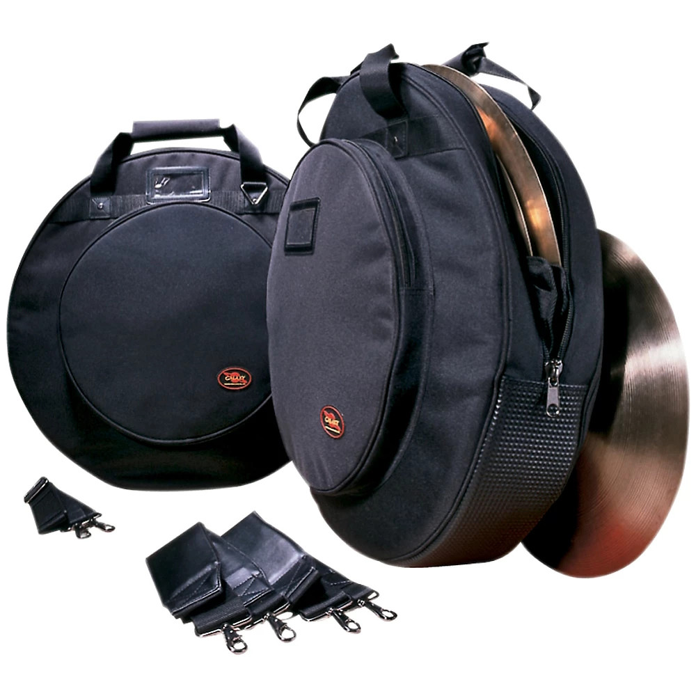 Humes & Berg Galaxy Deluxe Cymbal Bag with Padded Dividers Black 22 Inch