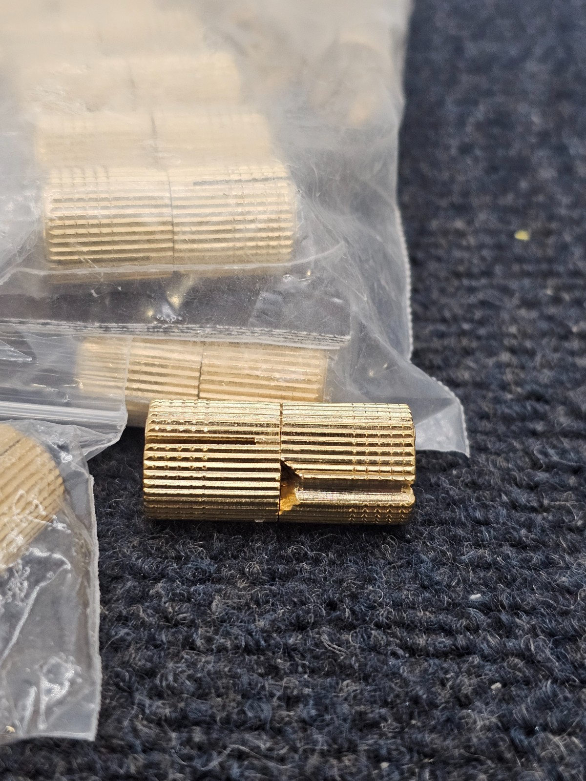 (QTY 24) BH144 Barrel Hinge Satin Brass, 3/4" Thick