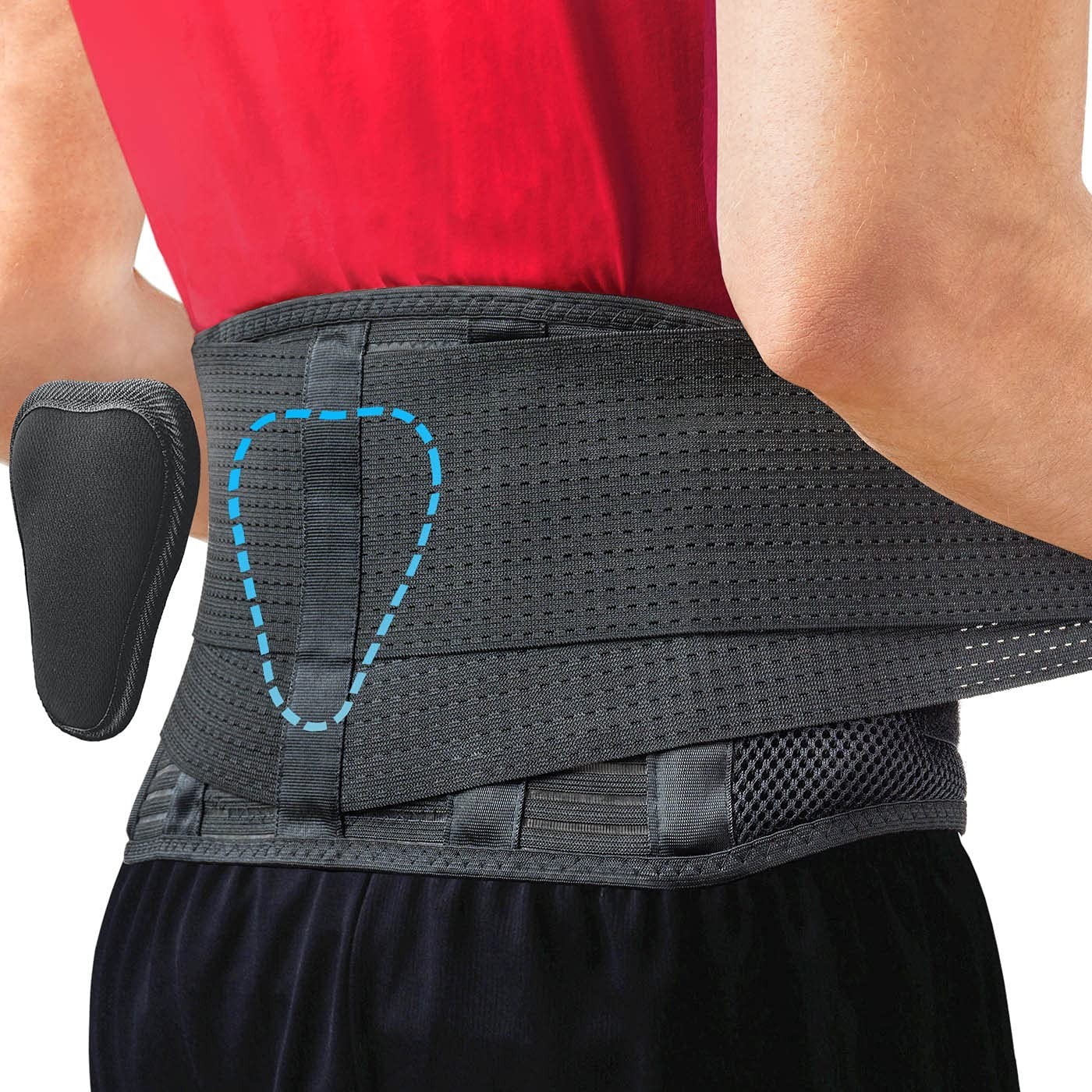 Sparthos Back Brace for Lower Back Pain - Immediate Relief from Sciatica, Hernia