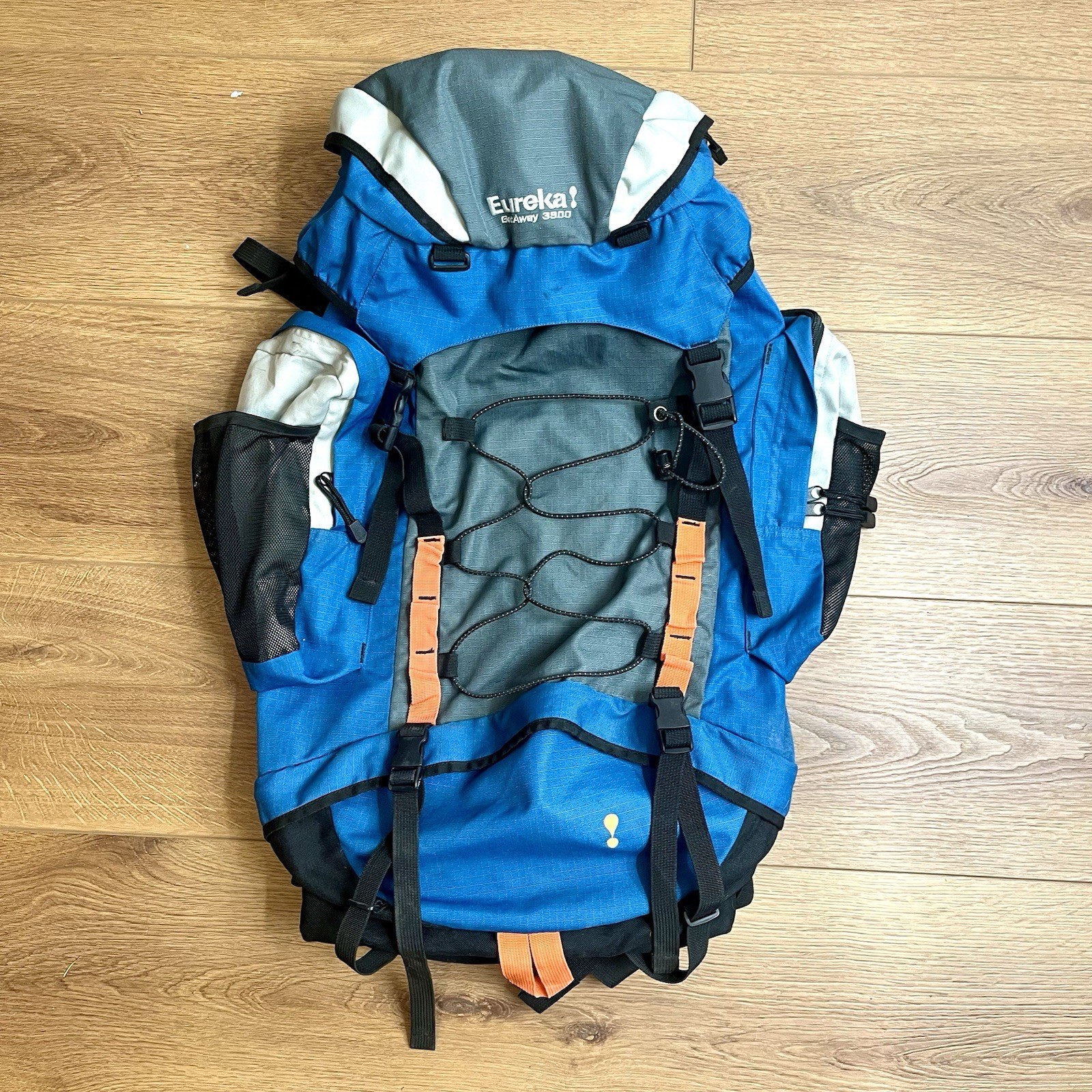 Eureka GetAway 3900 Backpack w Rain Cover Internal Frame 28" Hiking Camping