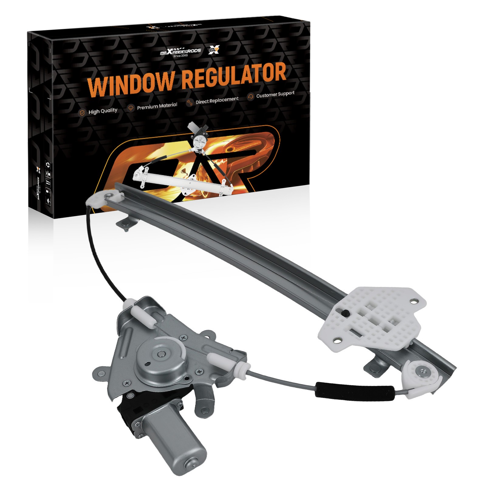 Front Right Window Regulator w/ Motor for Hyundai Accent 2012-2017 824041R110