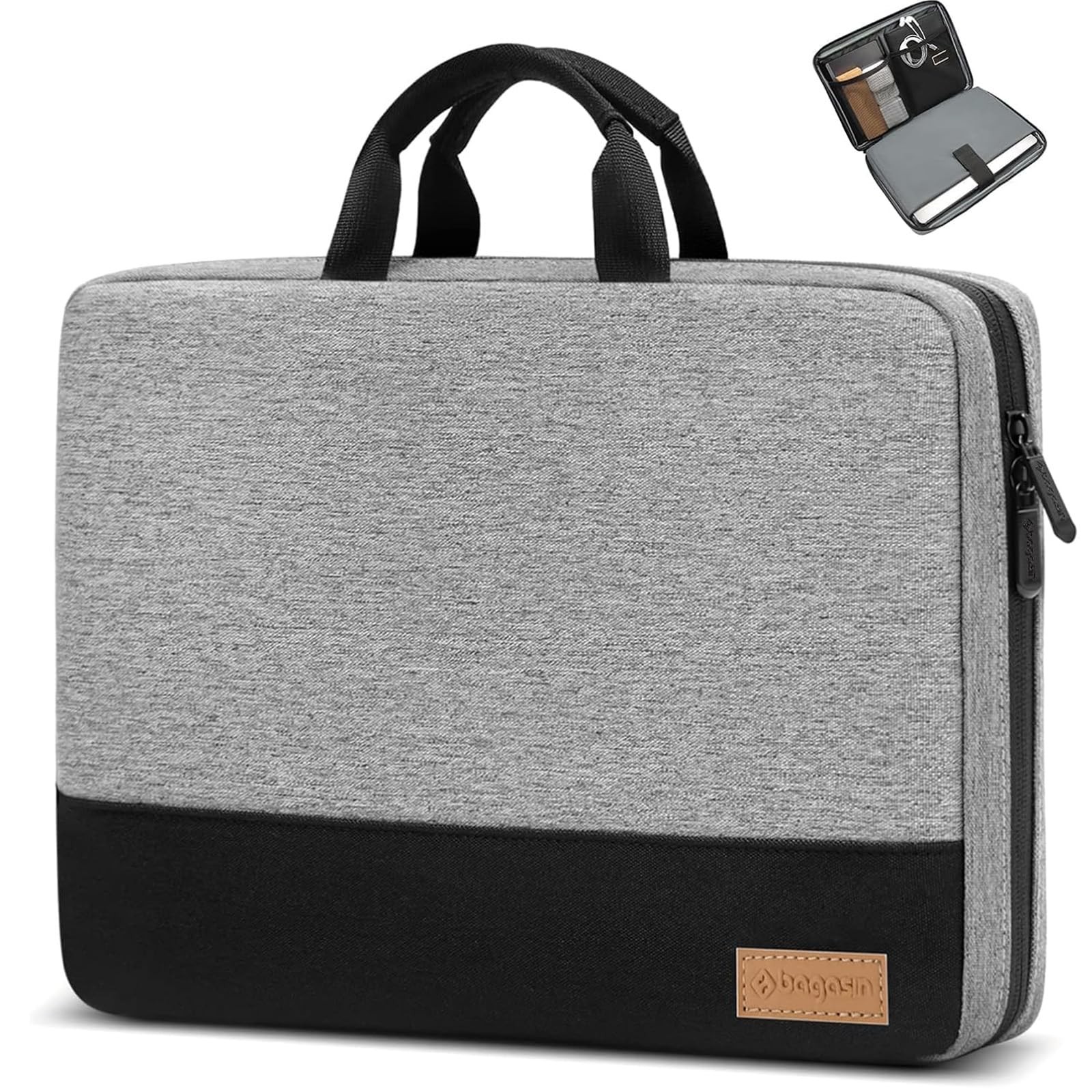 Laptop Sleeve Case, 15 15.6 16 inch TSA Laptop Sleeve Water Resistant with 4-...