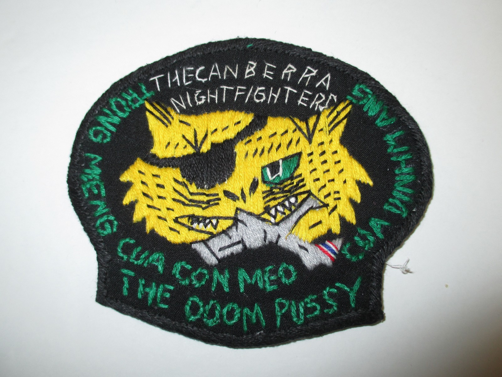 b6121 Vietnam US Air Force B57 Doom Pussy The Canberra Night Fighters hand IR20C