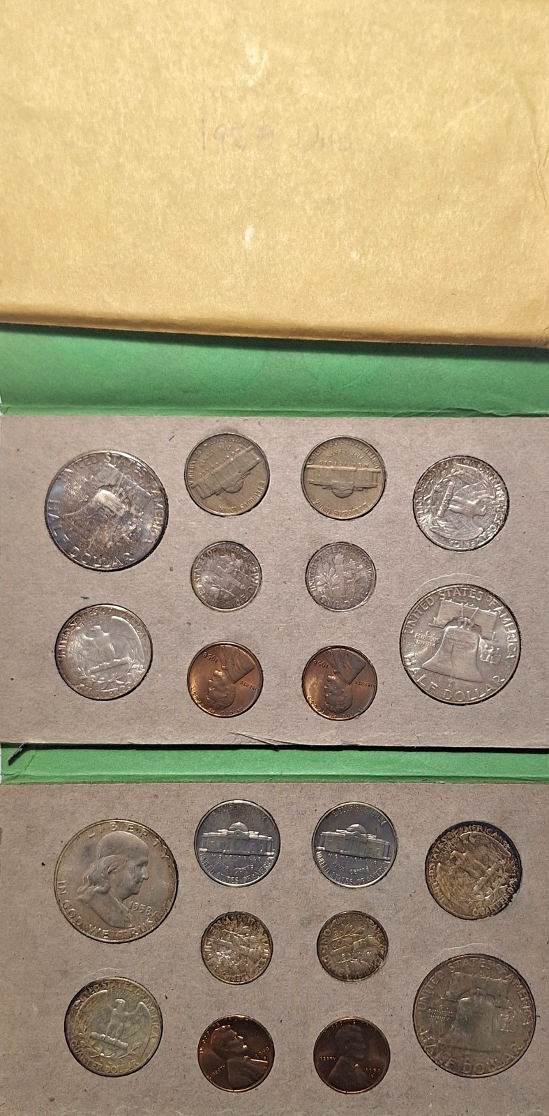 1958 United States Mint Set P&D OGP