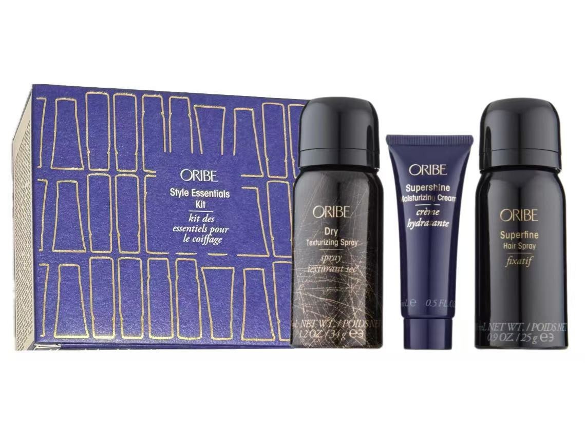 Oribe Style Essentials Kit Dry Texturizing&Superfine Spray,Supershine Cream