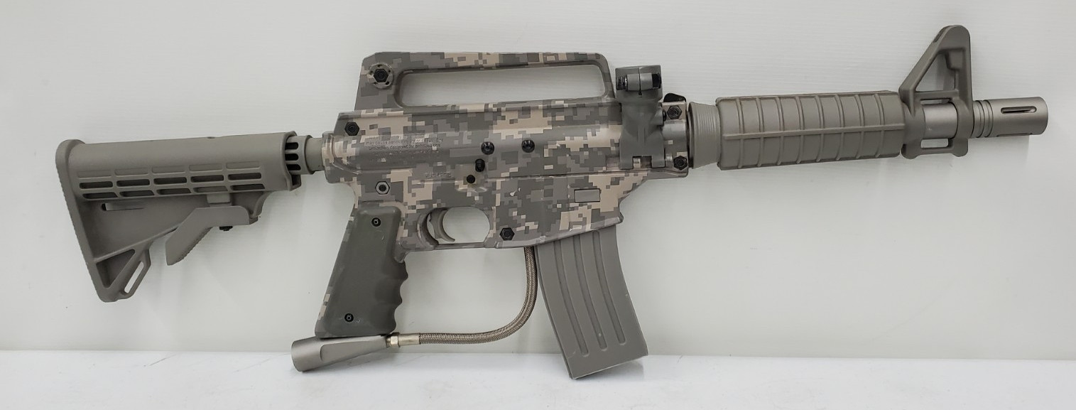 ALPHA BLACK PAINTBALL MARKER (132489-3 AR BY27)