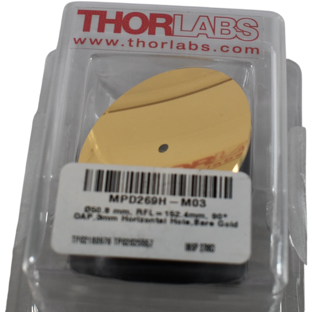 NEW Thorlabs MPD269H-M03 2 Inch 90 Degree Bare Gold Off Axis Parabolic Mirror RF