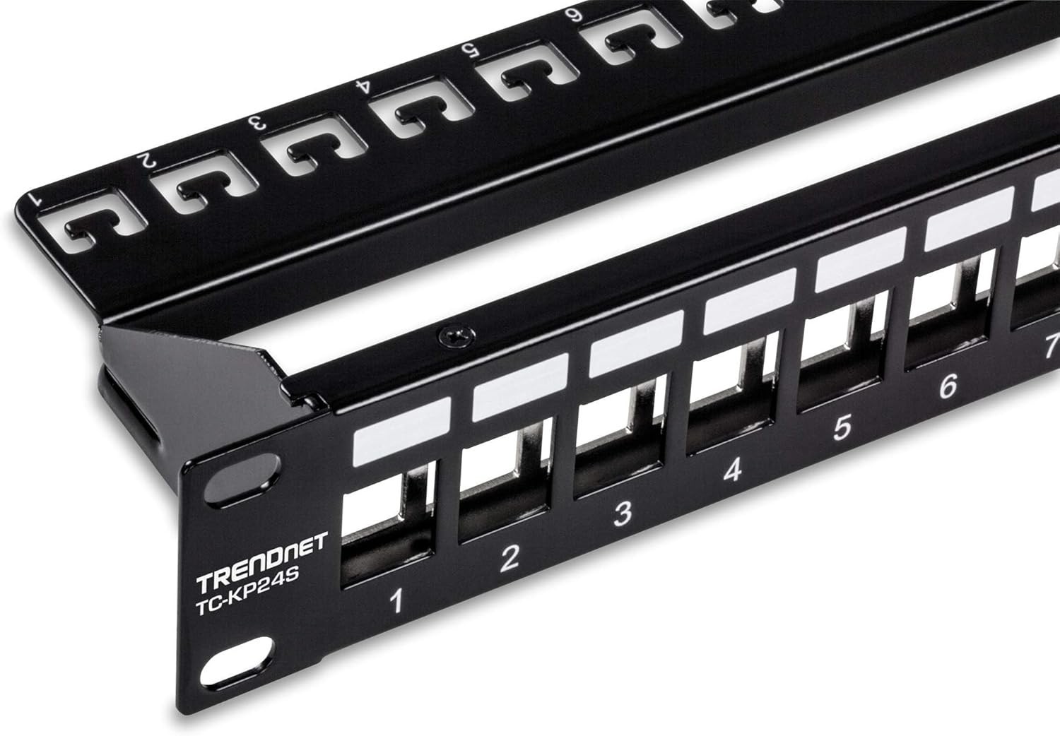 24-Port Blank Keystone Shielded 1U Patch Panel,TC-KP24S