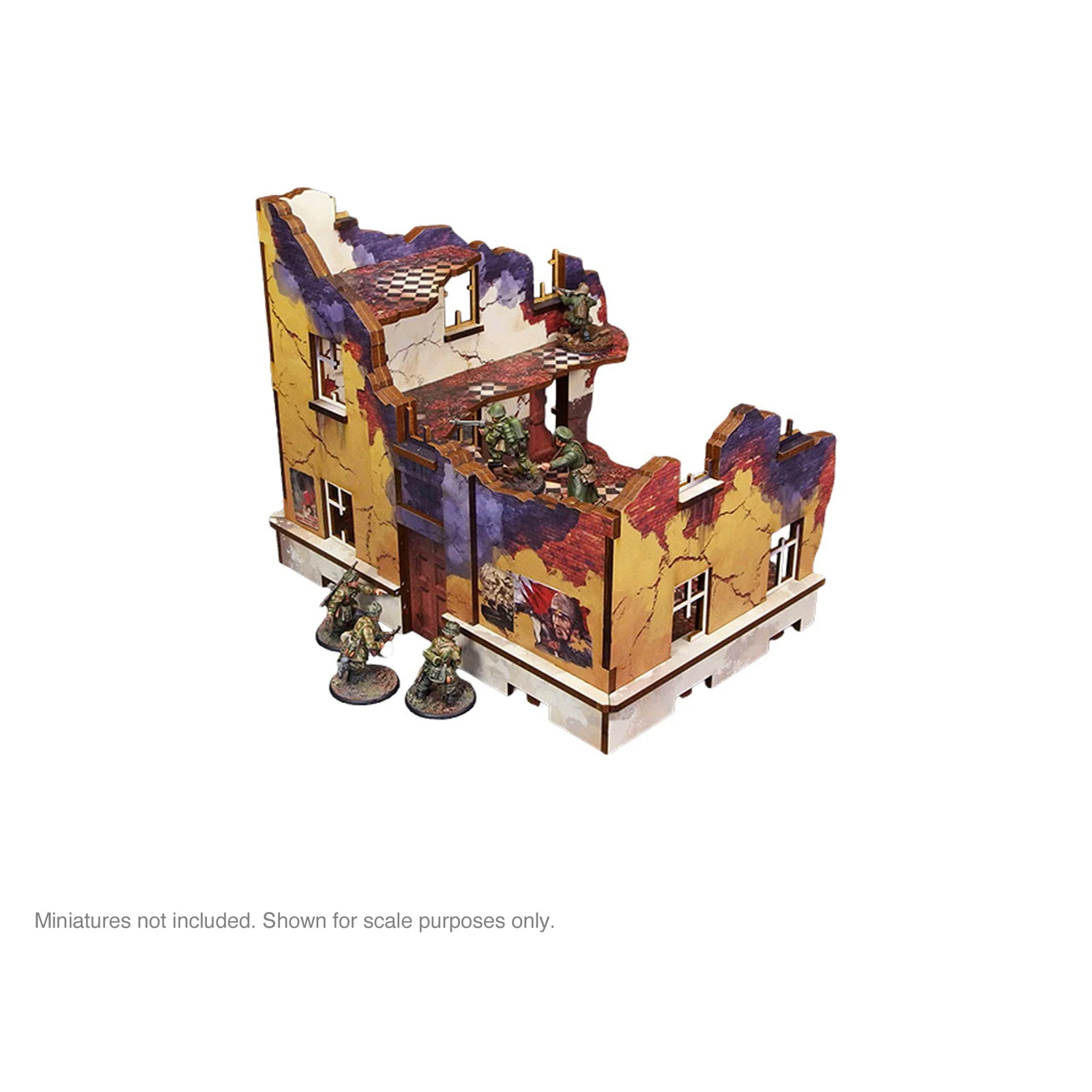 Micro Art Studio WW2 Ostfront Stalingrad: School Right (with 3rd Floor)