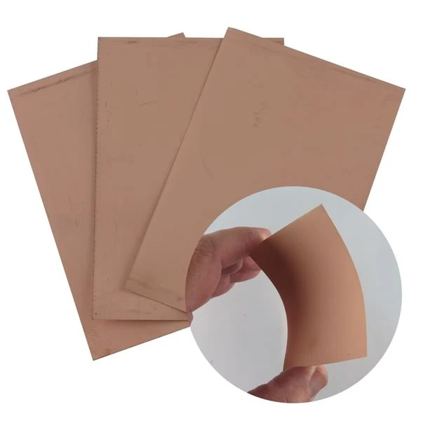 G25885E + (Pkg 3) 2" x 3" Super Flexible Ultra Thin Double Sided Copper Clad