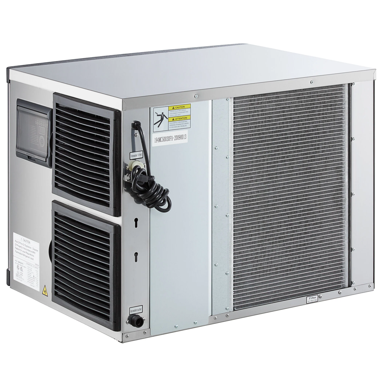 30" Air Cooled Modular Full Cube Ice Machine - 397 lb.