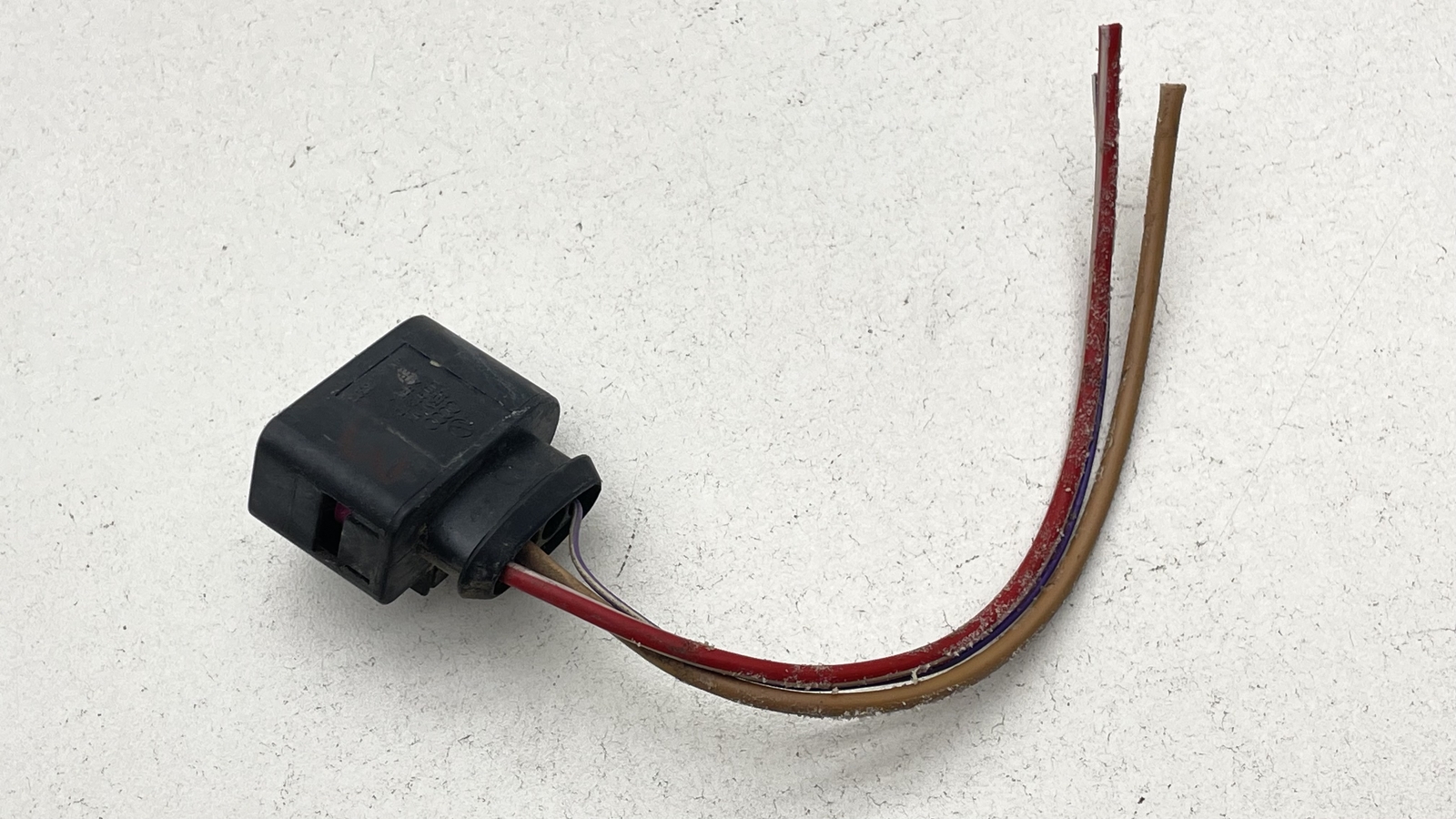 VW Audi Porsche Wiring Harness Plug Connector 3 Wire Pigtail OEM #1J0973724