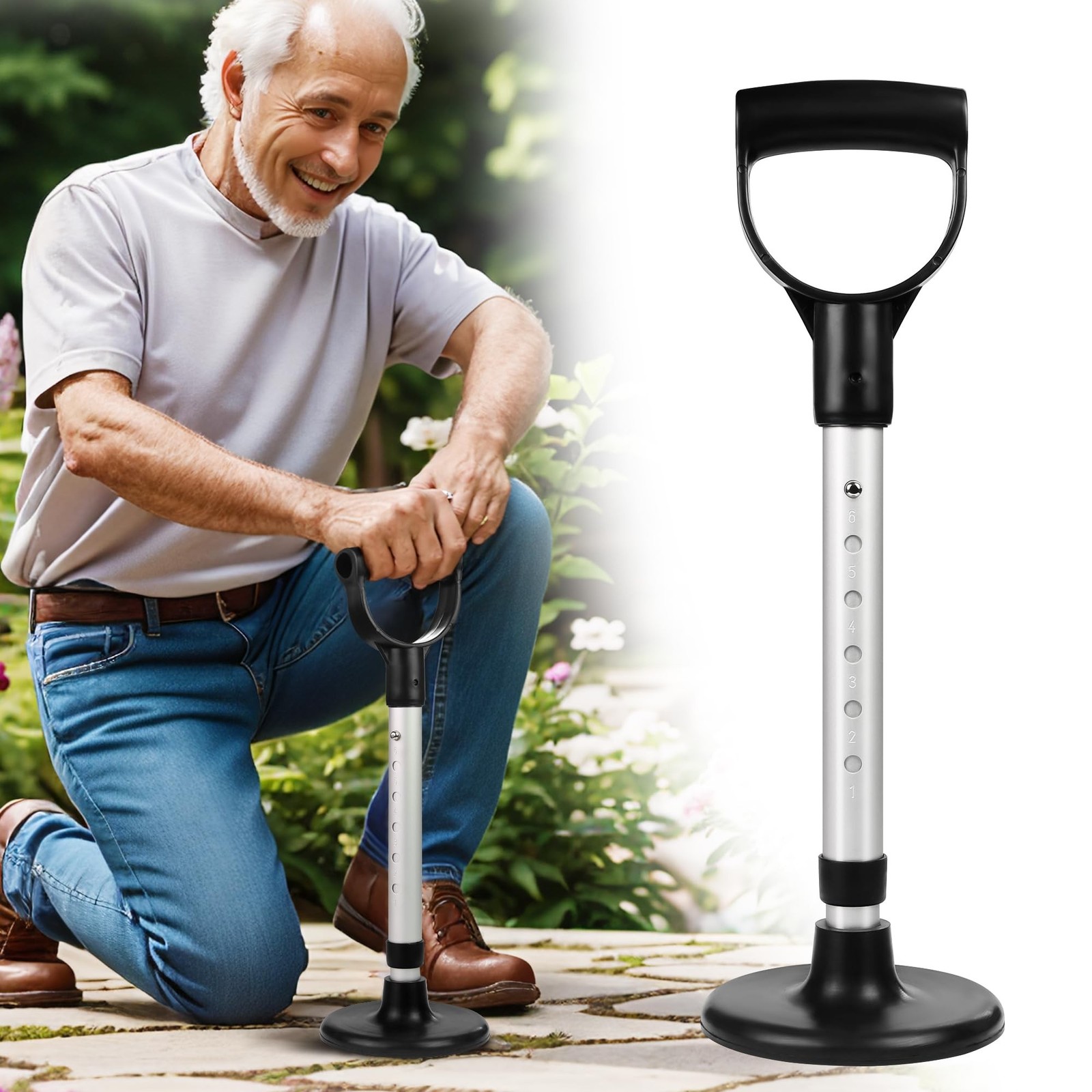 Standing Assist Device, Mobility Aid for Getting Up from Floor | Easy to asse...